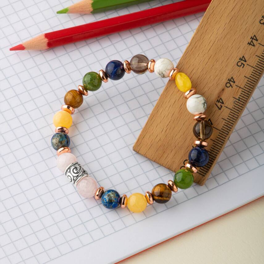 Kız Öğrenci Doğal Taş Bileklik - 3