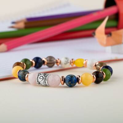 Kız Öğrenci Doğal Taş Bileklik - 5