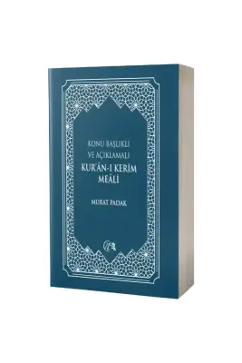 Konu Başlıklı ve Açıklamalı Kuranı Kerim Meali - Nida Yayınları (1)