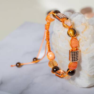 Koşulsuz Aşk Doğal Taş Zirkon Bileklik - 4