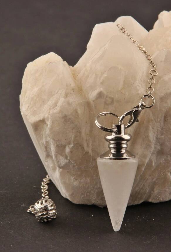 Kristal Kuvars Doğal Taş Pandül - 1