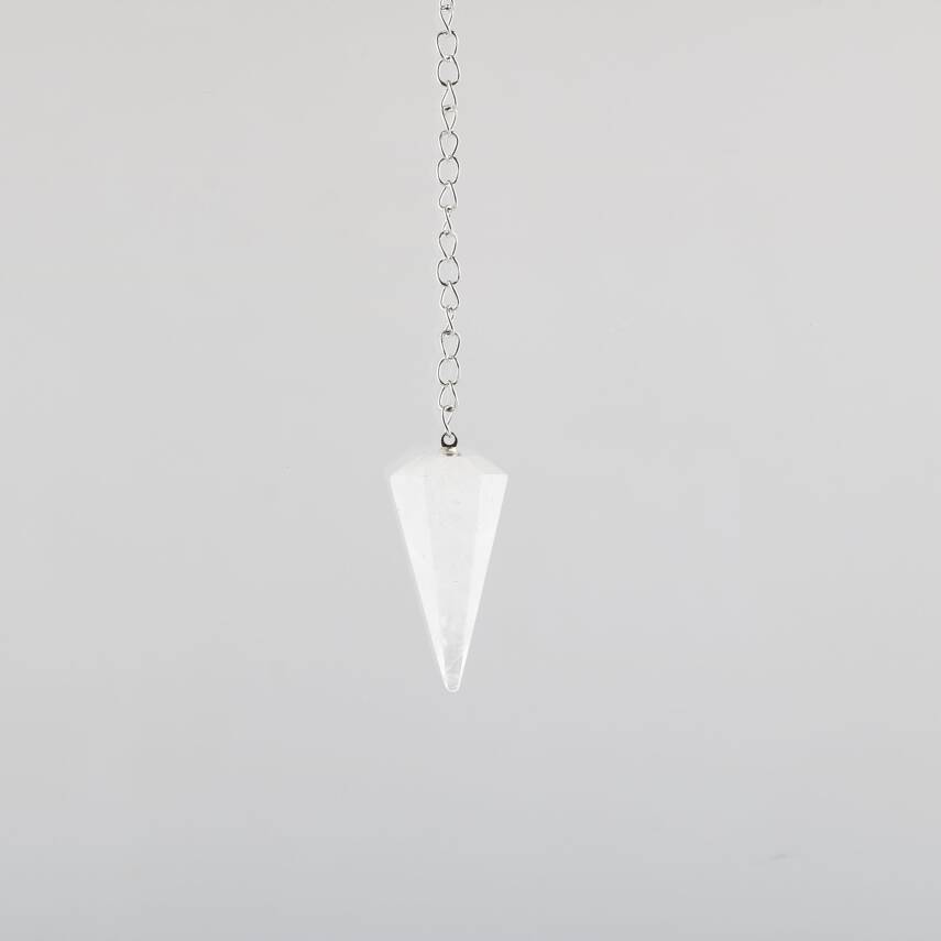 Kristal Kuvars Doğal Taş Pandül - 3