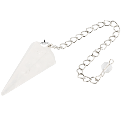 Kristal Kuvars Doğal Taş Pandül - 4