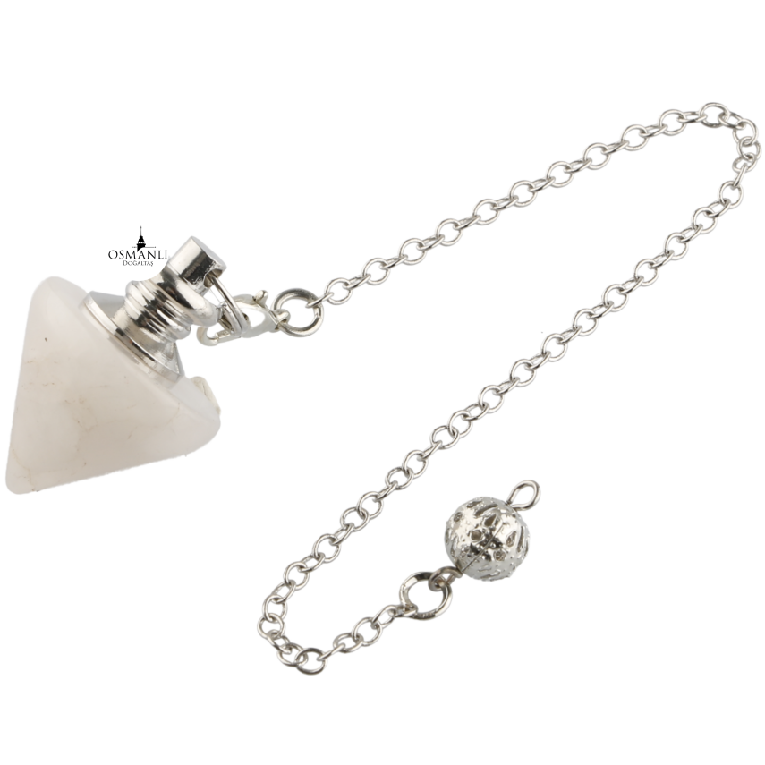 Kristal Kuvars Doğal Taş Pandül - 6