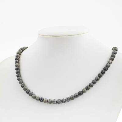 Krizokol 6 mm Dizi Doğal Taş Kolye - Osmanlı Doğaltaş