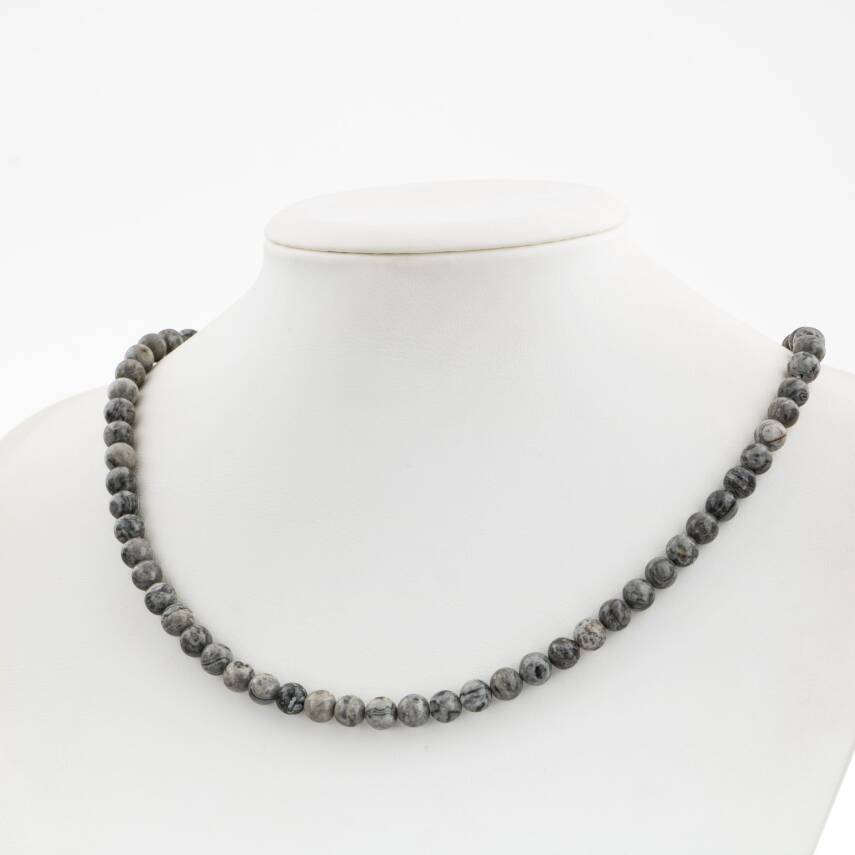 Krizokol 6 mm Dizi Doğal Taş Kolye - 1