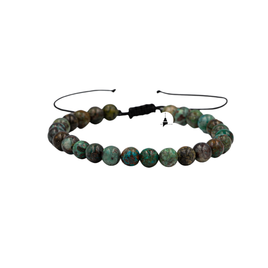 Krizokol 6mm Merdiven Kapama Doğal Taş Bileklik - 1
