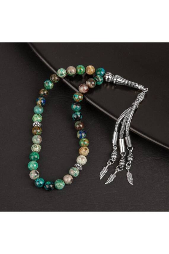 Krizokol Doğal Taş Tesbih 33lük - 8mm - 2