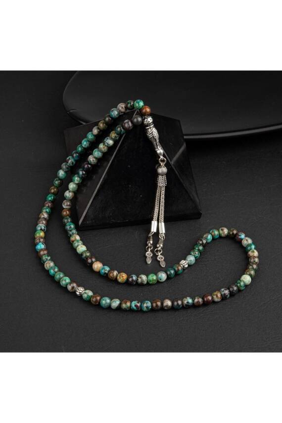 Krizokol Doğal Taş Tesbih 99luk - 6mm - 2