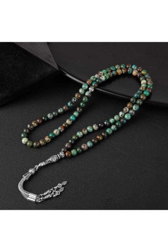 Krizokol Doğal Taş Tesbih 99luk - 6mm - 3