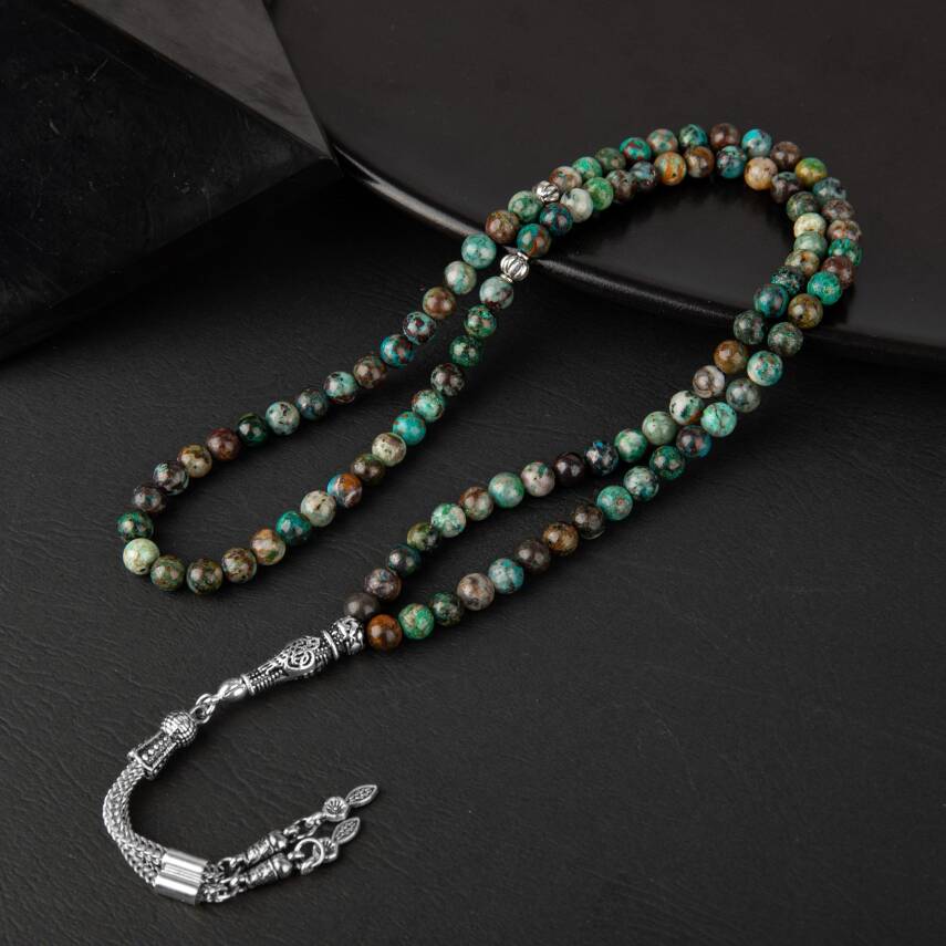 Krizokol Doğal Taş Tesbih 99luk - 6mm - 1