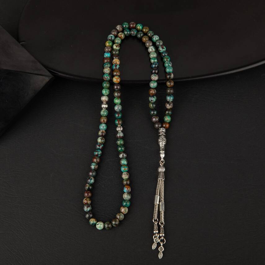 Krizokol Doğal Taş Tesbih 99luk - 6mm - 2