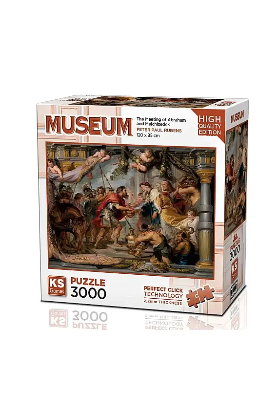 Ks Games Puzzle 3000 Li The Meetıng Of Abraham And Melchızedek - 1