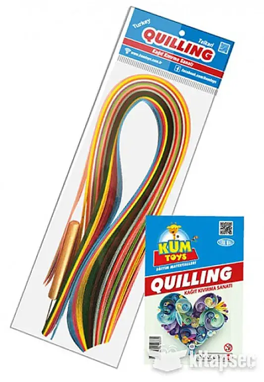 Kumtoys Kağıt Kıvırma Sanatı Quilling Kalın - 2