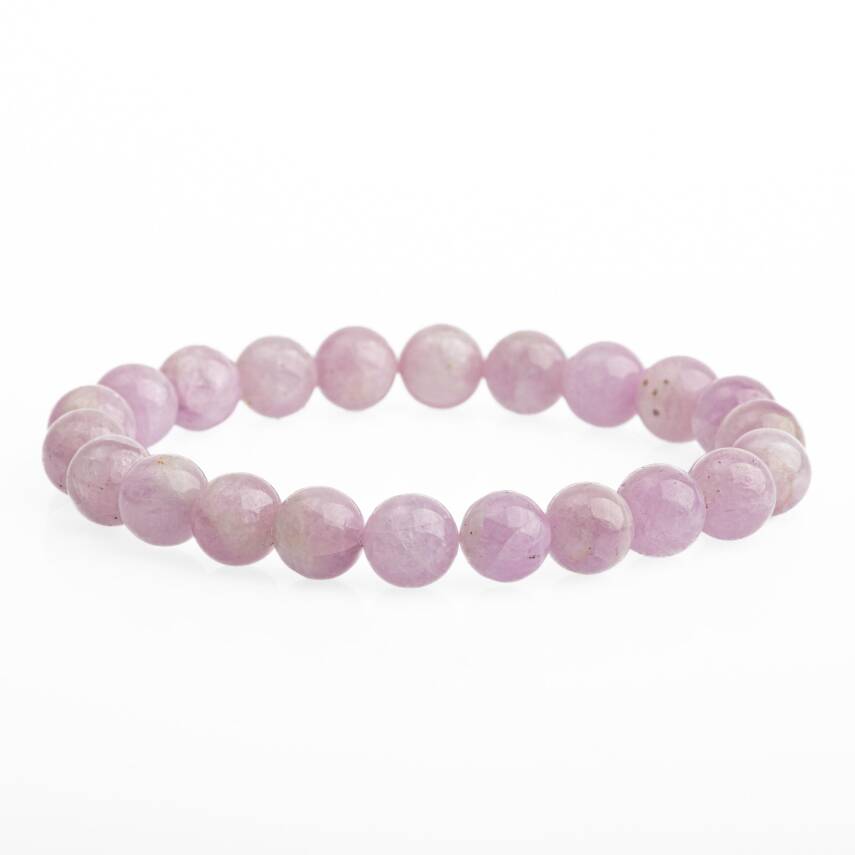 Kunzit 8mm Doğal Taş Bileklik - 1