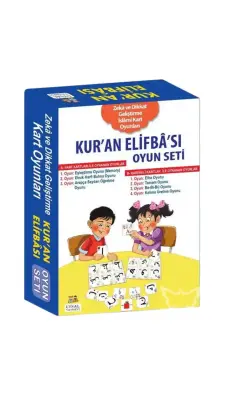 Kuran Elifbası Oyun Seti - Zeka ve Dikkat Geliştirme İslami Kart Oyunları - 1