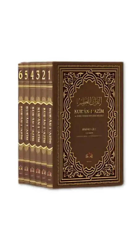 Kuranı Azim ve Soru Edatlı Kelime Manası 6 Cilt Takım - 2