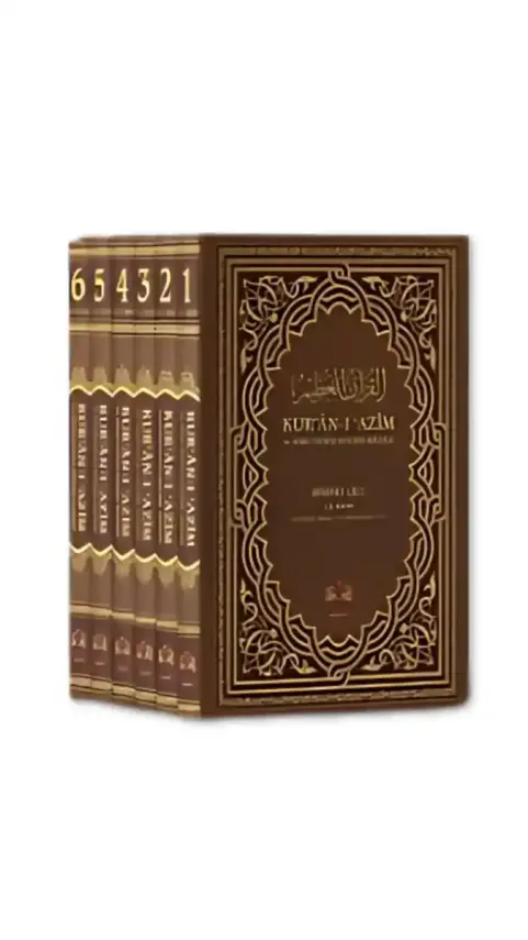 Kuranı Azim ve Soru Edatlı Kelime Manası 6 Cilt Takım - 1