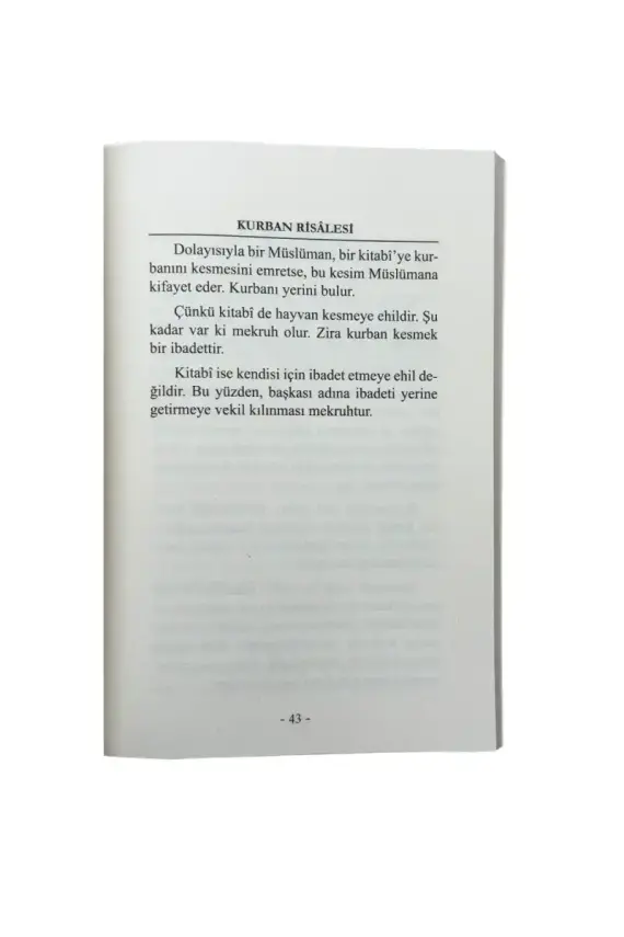 Kurban Risalesi - 2