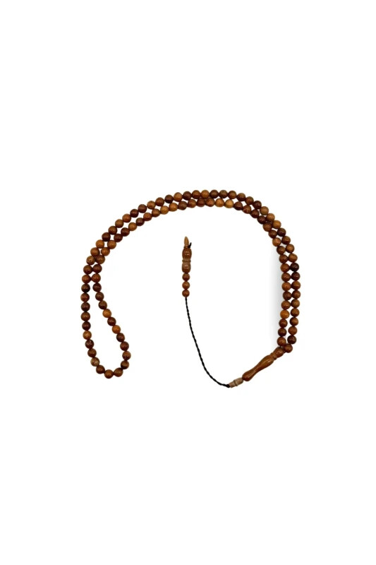 Küre Kesim 100 Luk Kuka Tesbih 5 mm - Açık Kahve - Ahıska Çarşı