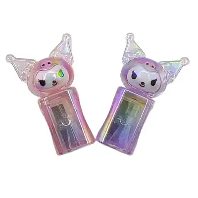 Kuromi 3D Figürlü Tek Bıçaklı Kalemtraş - Kuromi (1)