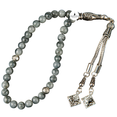 Labradorit Doğal Taş Tesbih 33lük - 6mm - 4