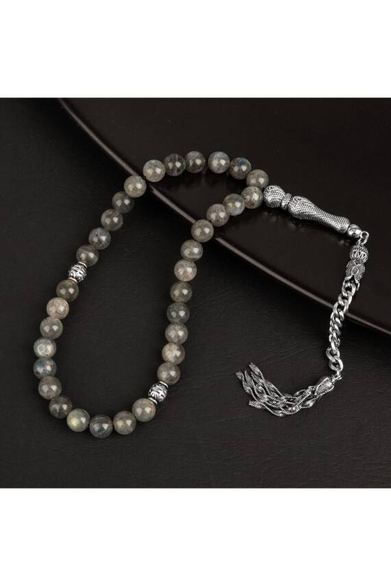 Labradorit Doğal Taş Tesbih 33lük - 8mm - 2