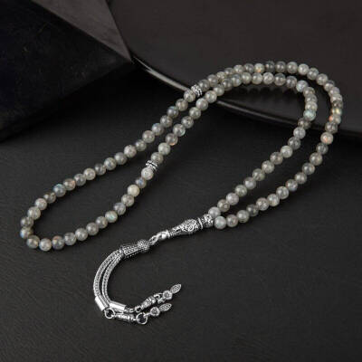 Labradorit Doğal Taş Tesbih 99luk - 6mm - Osmanlı Doğaltaş