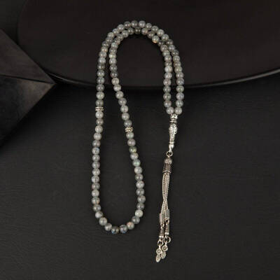 Labradorit Doğal Taş Tesbih 99luk - 6mm - 3