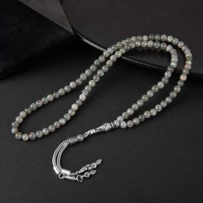 Labradorit Doğal Taş Tesbih 99luk - 6mm - Doğal Taş