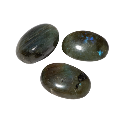 Labradorit Doğal Taş Tımbıl El Taşı - 5