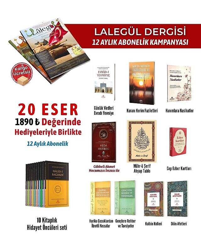 Lalegül Dergisi 12 Aylık Abonelik Paketi - 3