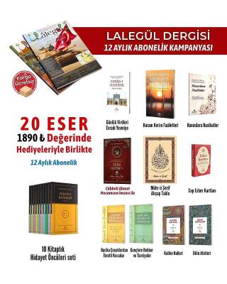 Lalegül Dergisi 12 Aylık Abonelik Paketi - Ahıska Basım Yayın