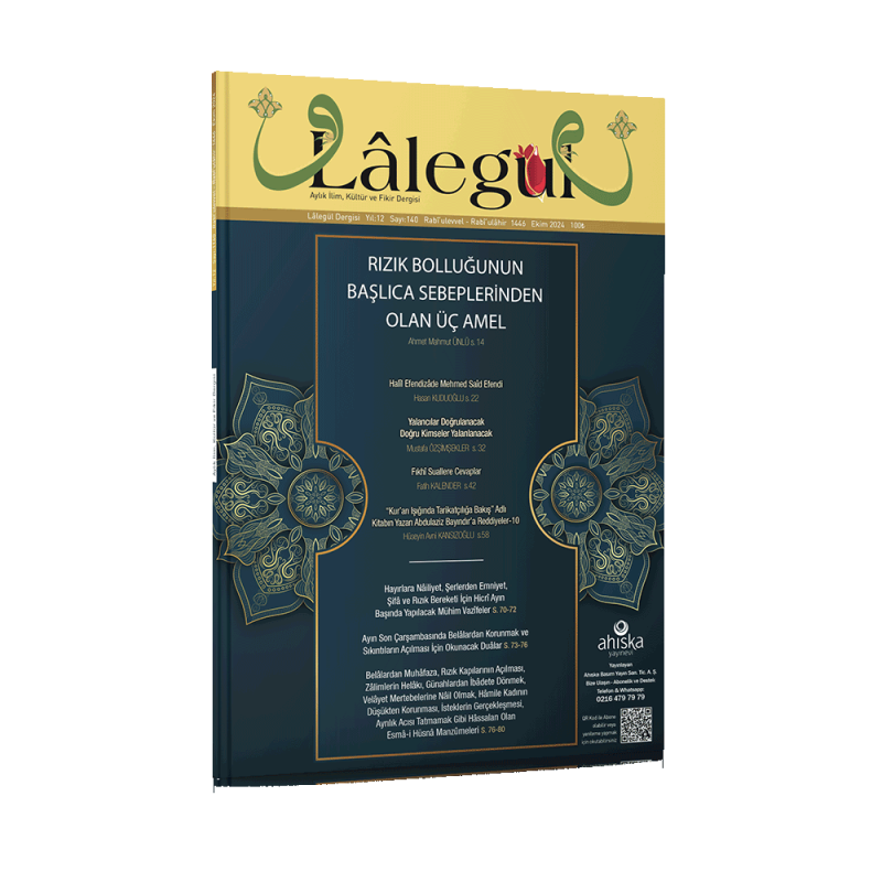 Lalegül Dergisi 140. Sayı Ekim 2024 - 1