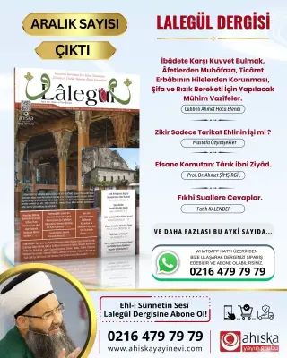 Lalegül Dergisi 142. Sayı Aralık 2024 - 1