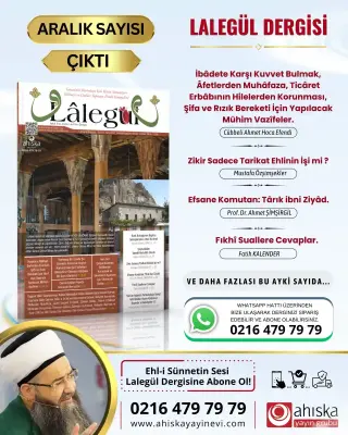 Lalegül Dergisi 142. Sayı Aralık 2024 - 1