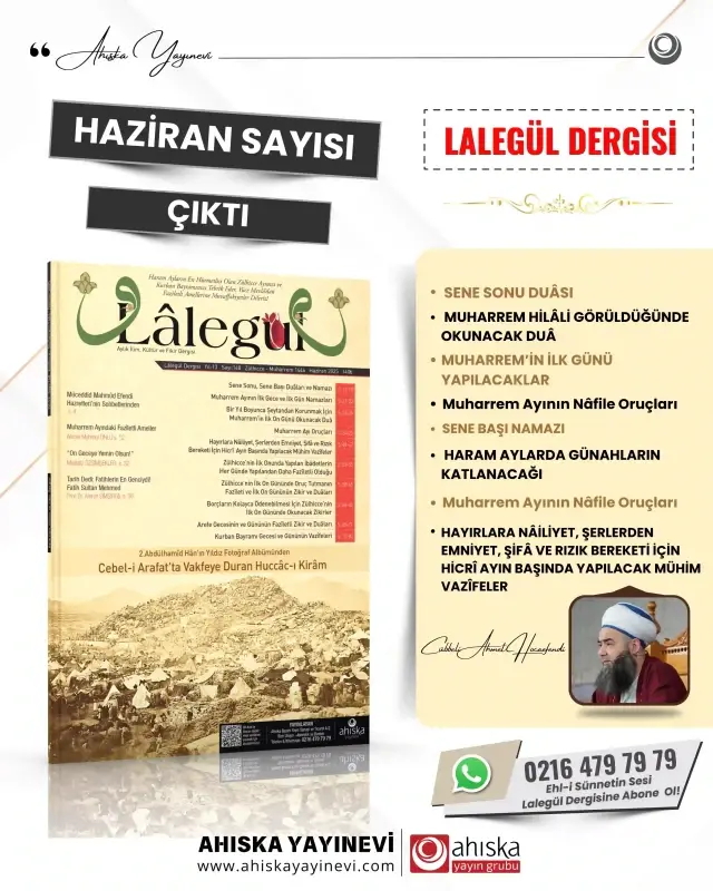 Lalegül Dergisi 148. Sayı Haziran 2025 - 1