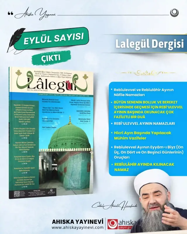 Lalegül Dergisi 151. Sayı Eylül 2025 - 3