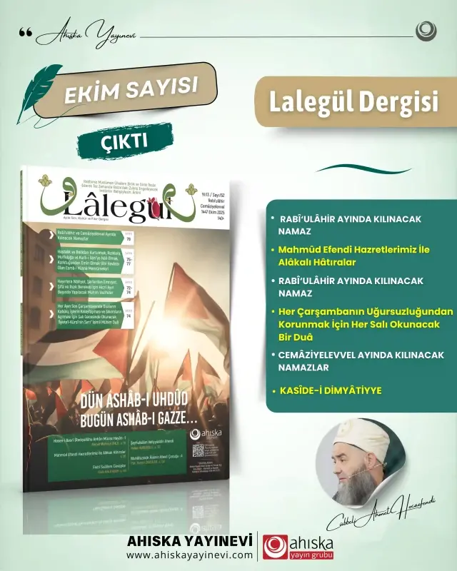 Lalegül Dergisi 152. Sayı Ekim 2025 - 3