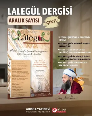 Lalegül Dergisi 154. Sayı Aralık 2025 - 3