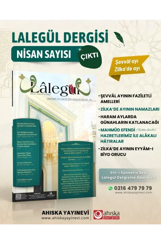 Lalegül Dergisi 158. Sayı Nisan 2026 - 3