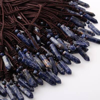 Lapis Doğal Taş Kolye Ucu 3cm - 3