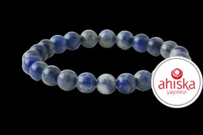 Lapis Lazuli 8mm Doğal Taş Bileklik - Doğal Taş (1)