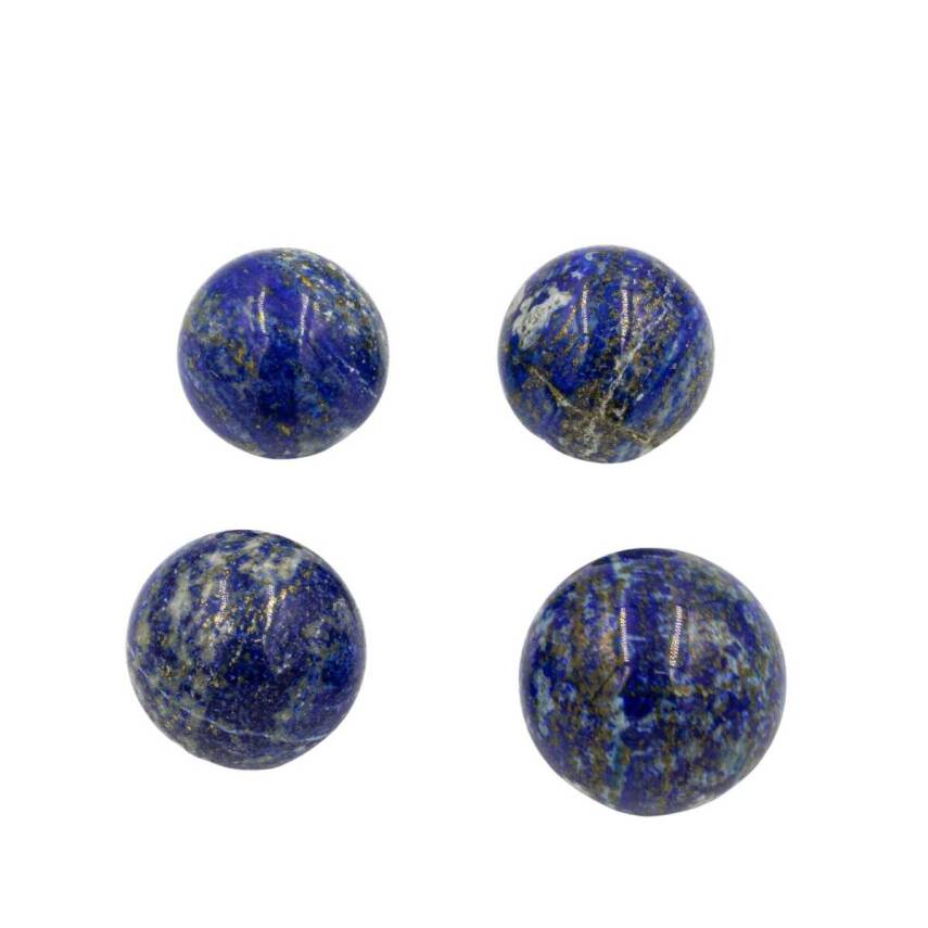 Lapis Lazuli Doğal Taş Küre Tımbıl El Taşı - 1
