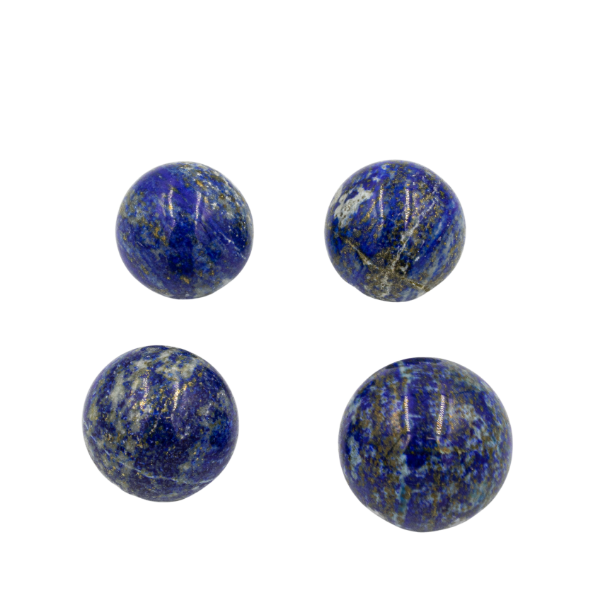 Lapis Lazuli Doğal Taş Küre Tımbıl El Taşı - 1