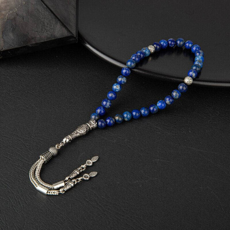 Lapis Lazuli Doğal Taş Tesbih 33lük - 6mm - 3