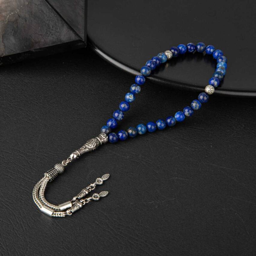 Lapis Lazuli Doğal Taş Tesbih 33lük - 6mm - 2