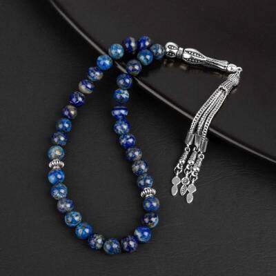 Lapis Lazuli Doğal Taş Tesbih 33lük - 8mm - 4