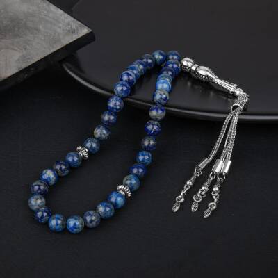 Lapis Lazuli Doğal Taş Tesbih 33lük - 8mm - 2