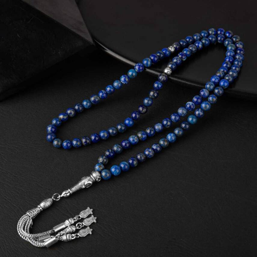 Lapis Lazuli Doğal Taş Tesbih 99luk - 6mm - 1